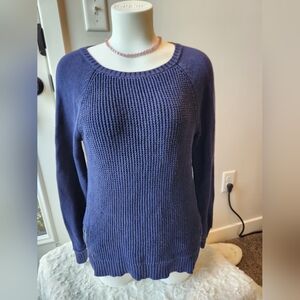 Ralph Lauren size M navy knit sweater